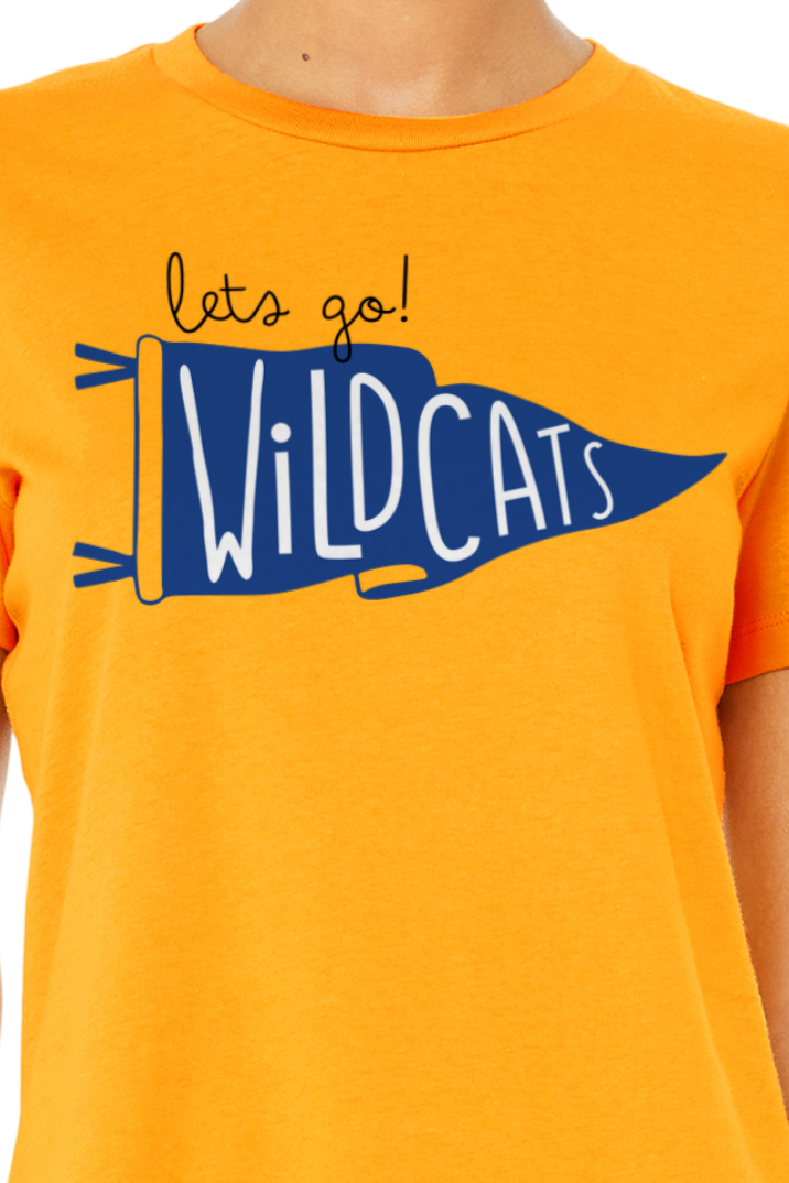Wildcats Pennant Flag T-Shirt